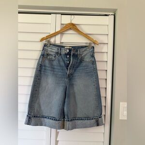 Etica Blue Jean Shorts Casual Style